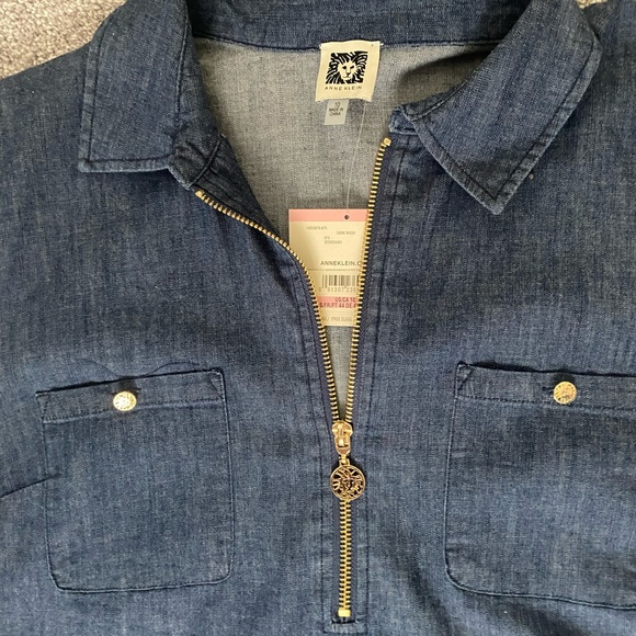Anne Klein Denim Dress…NWT - Picture 2 of 4